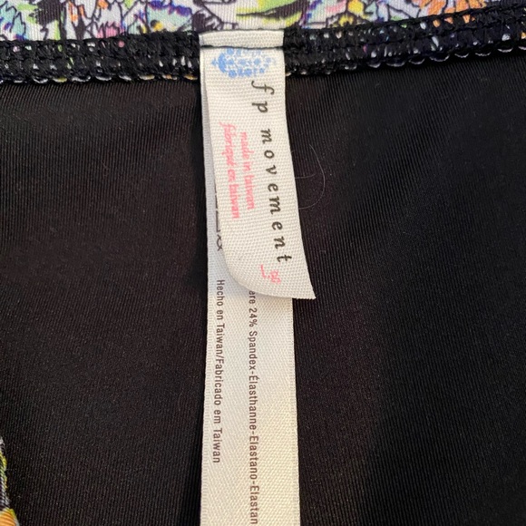 FP Movement by Free People Floral Leggings - Black and Yellow - Picture 2 of 10